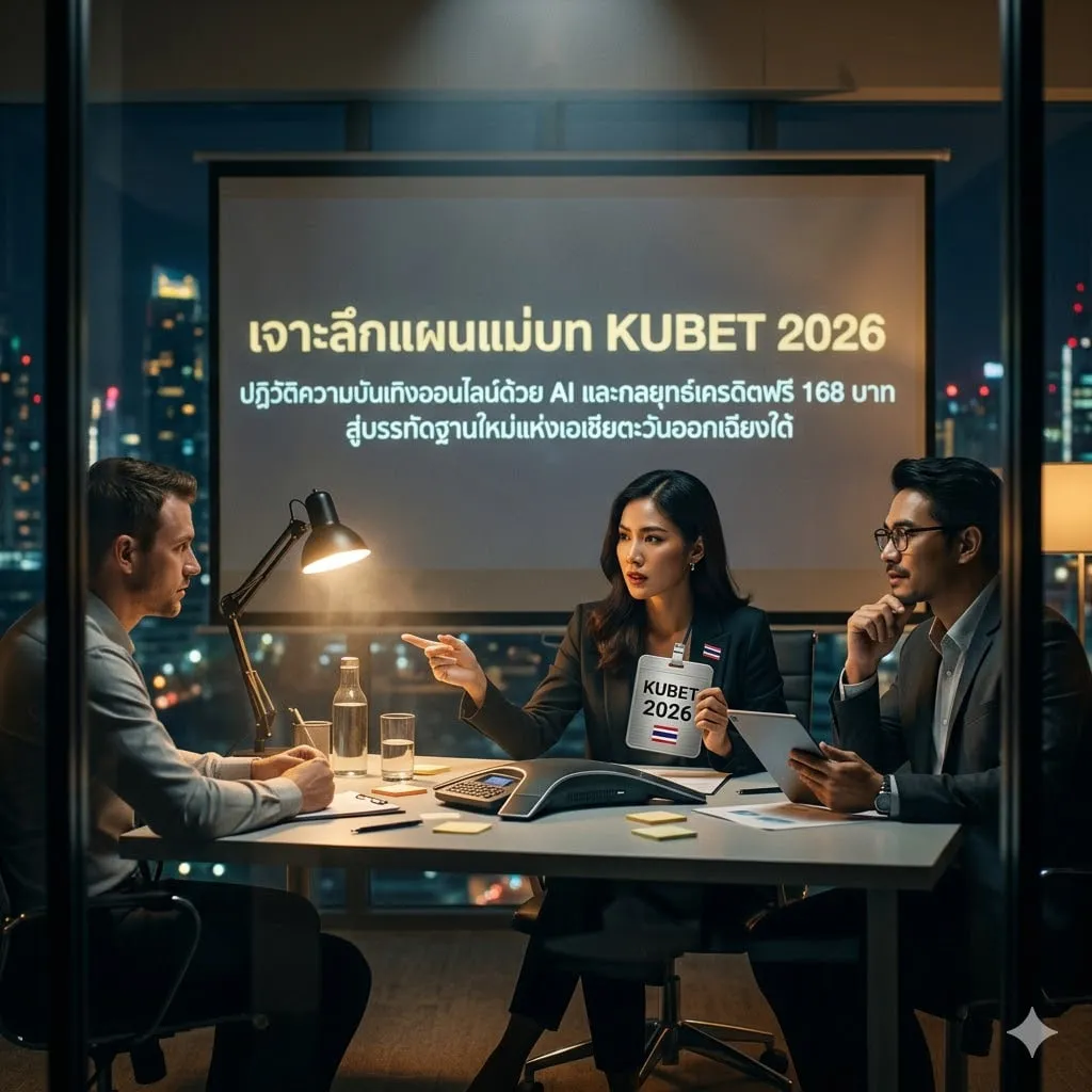 เจาะลึกแผนแม่บท KUBET 2026: ปฏิวัติความบันเทิงออนไลน์ด้วย AI และกลยุทธ์เครดิตฟรี 168 บาท สู่บรรทัดฐานใหม่แห่งเอเชียตะวันออกเฉียงใต้